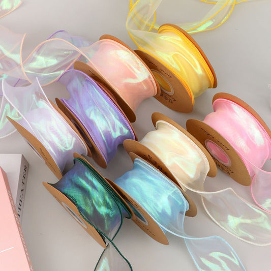 Decorative Ribbons Trims Fantasy colors for flowers gift boxes bowknot etc